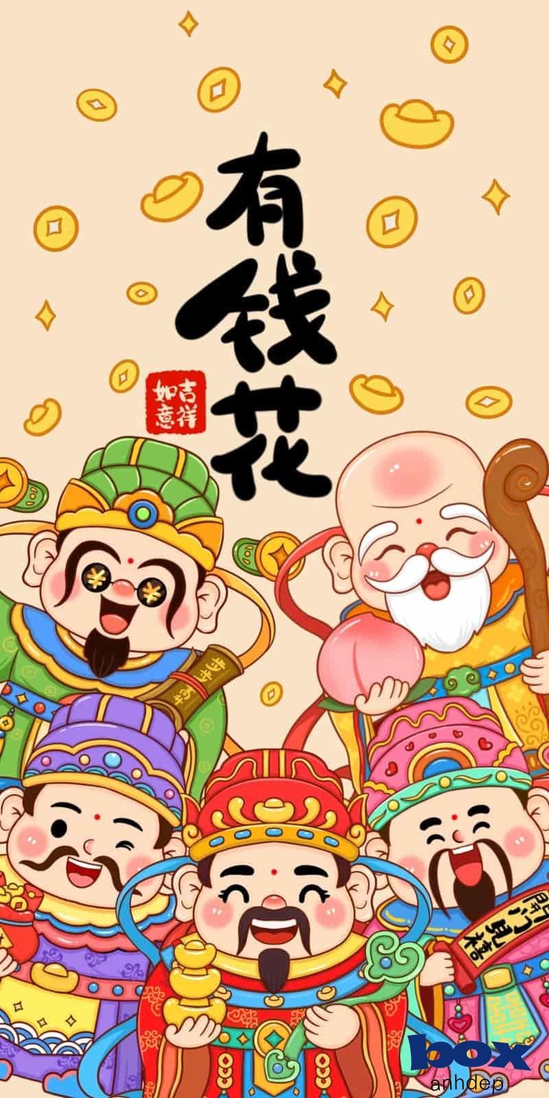 Album ảnh hình nền thần tài mới