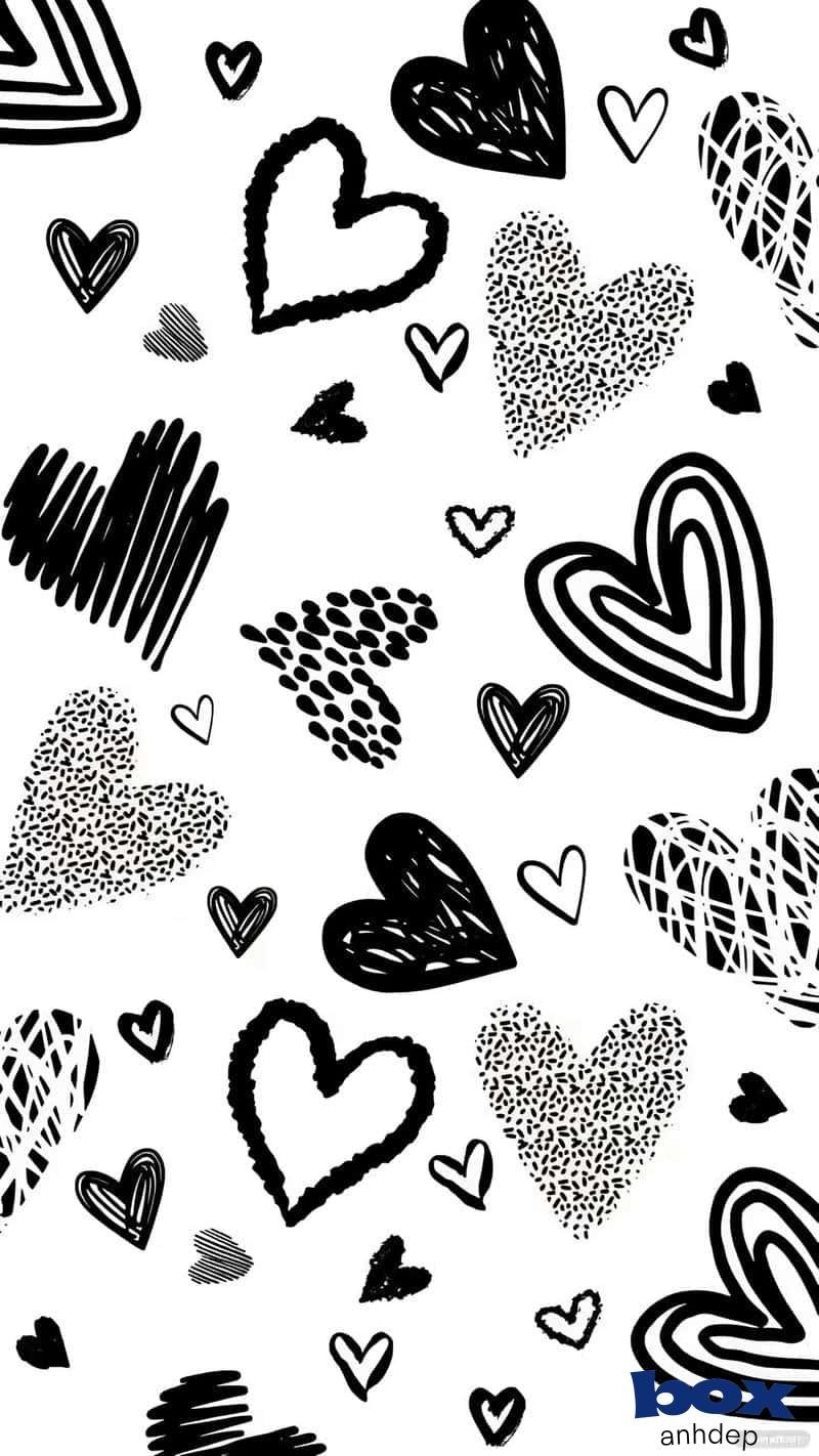 Album ảnh hình nền trái tim mới