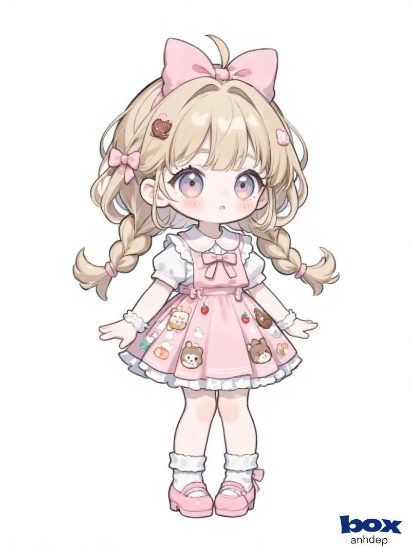 Ảnh hình nền chibi sắc nét