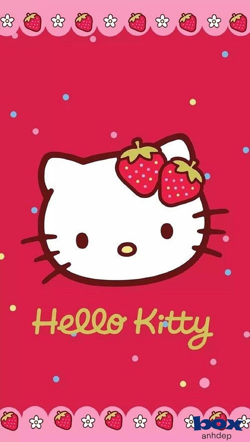 Ảnh hình nền hello kitty sắc nét
