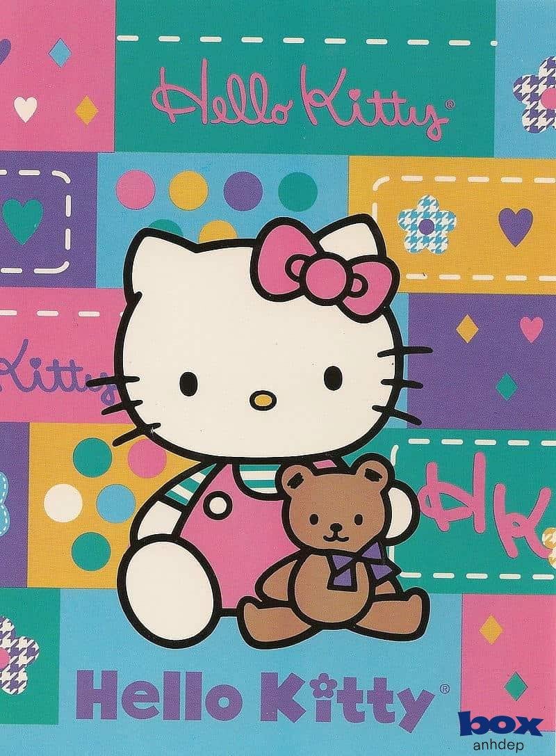 Bộ hình hình nền hello kitty sắc nét
