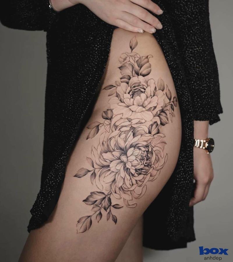 Hình xăm vùng kín phong cách táo bạo