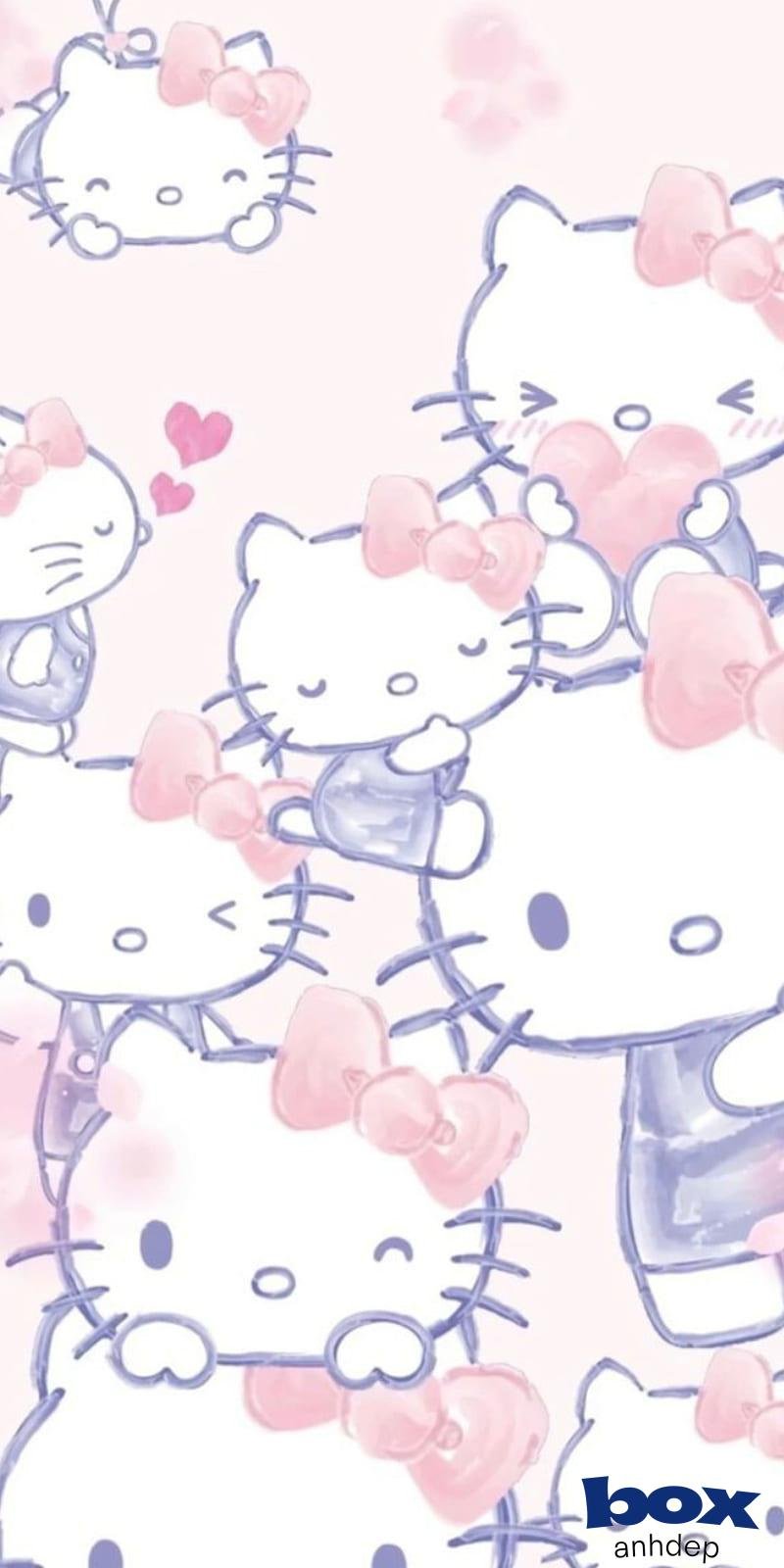 Khám phá hình nền hello kitty đẹp