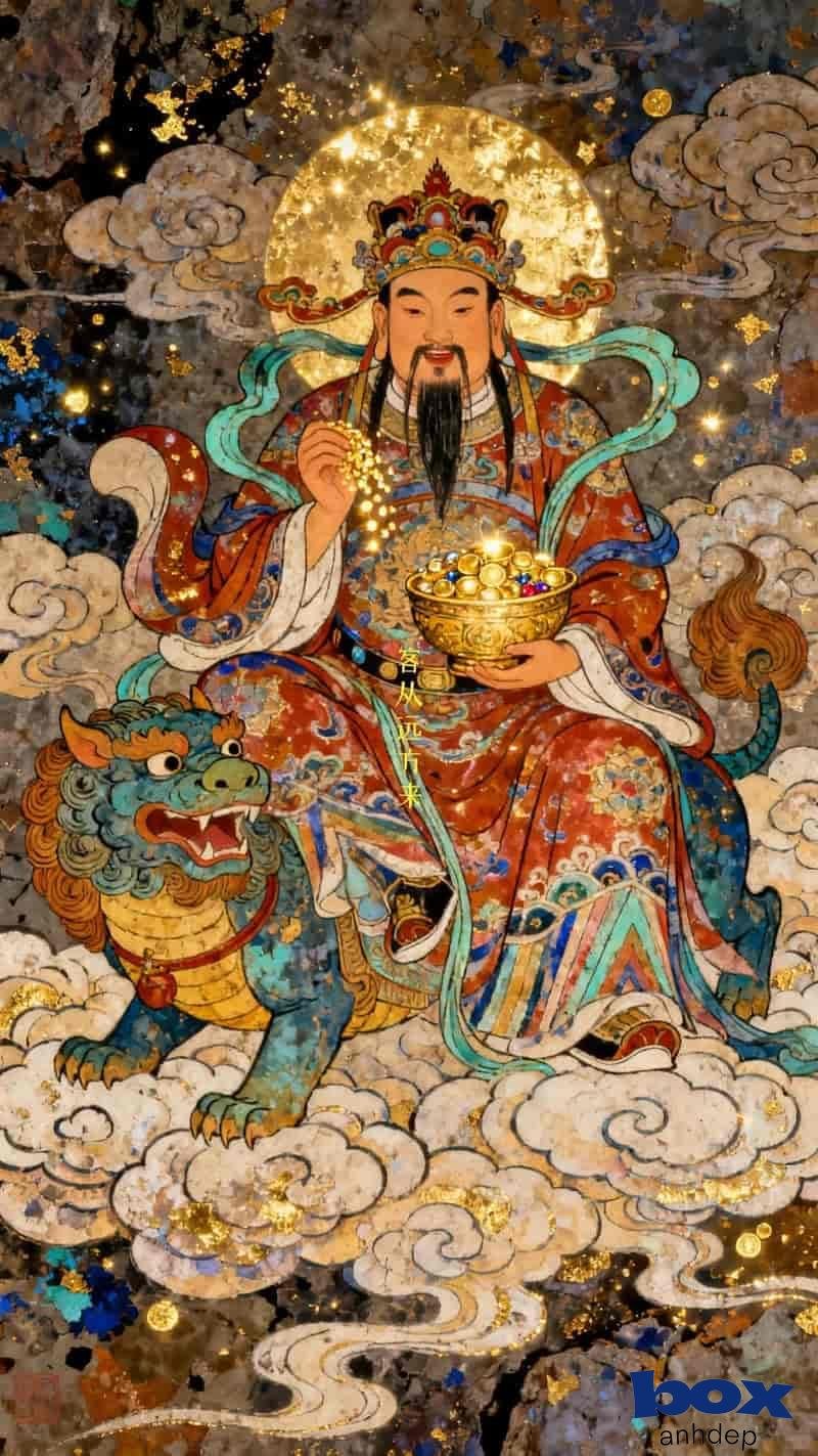 Loạt hình nền thần tài chất lượng