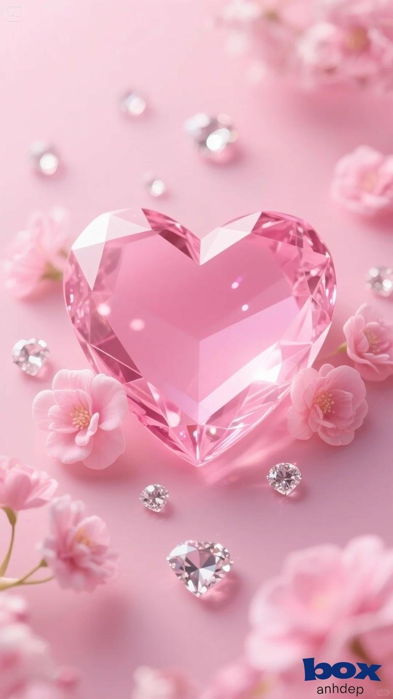 Loạt hình nền trái tim cuốn hút