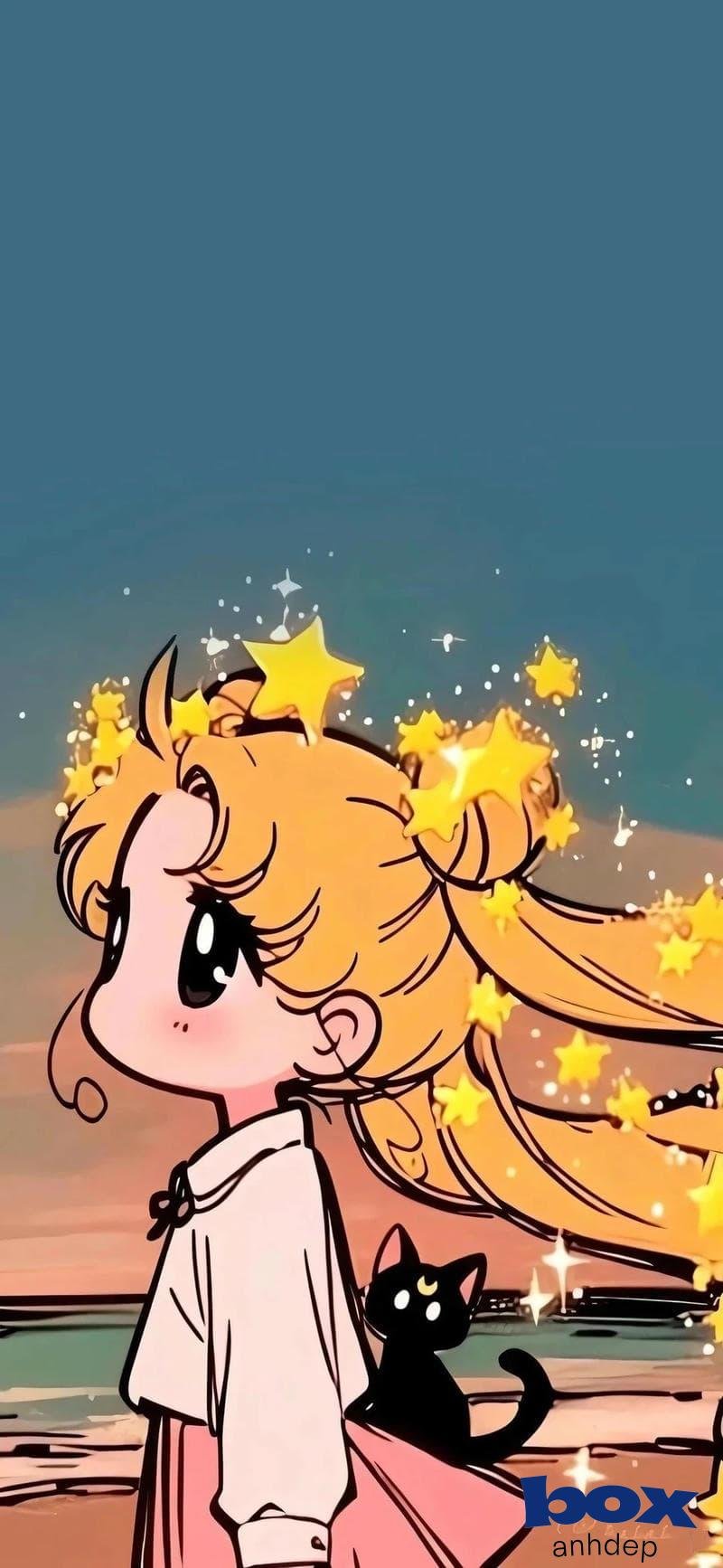 Ngắm hình nền chibi miễn phí