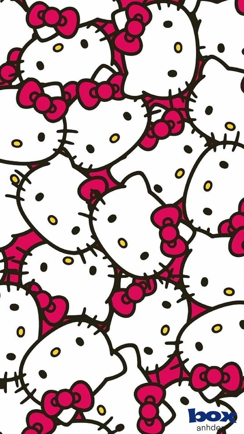 Ngắm hình nền hello kitty thu hút