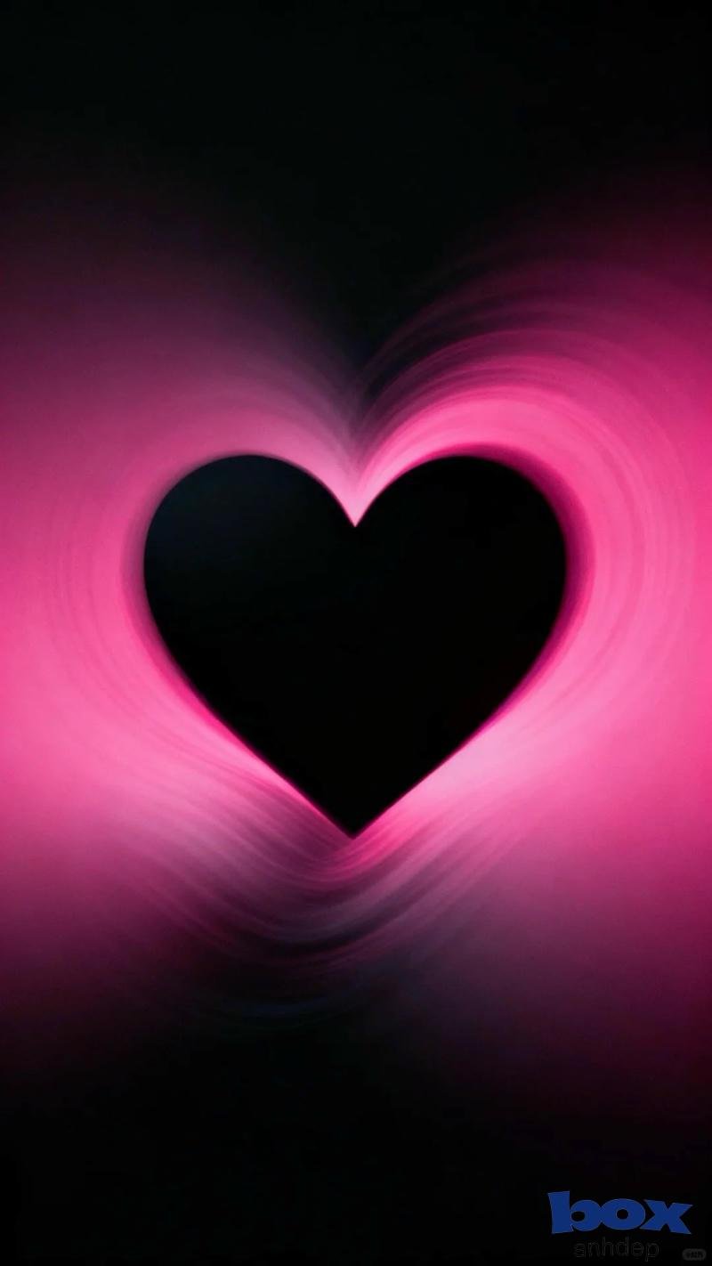 Ngắm hình nền trái tim thu hút