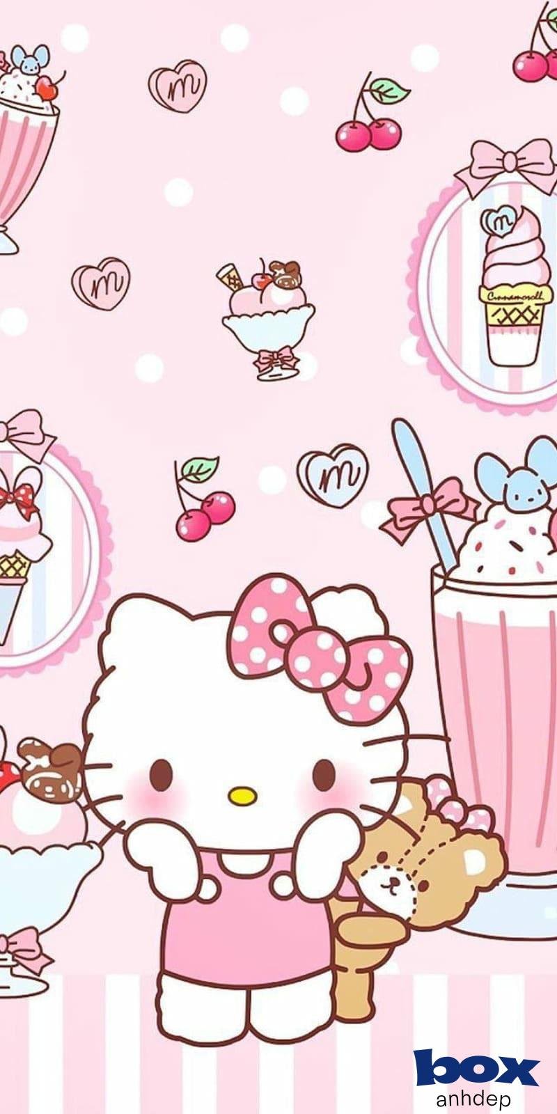 Tuyển chọn hình nền hello kitty thu hút