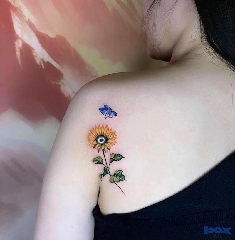 Xăm hoa nghệ thuật dành cho nữ