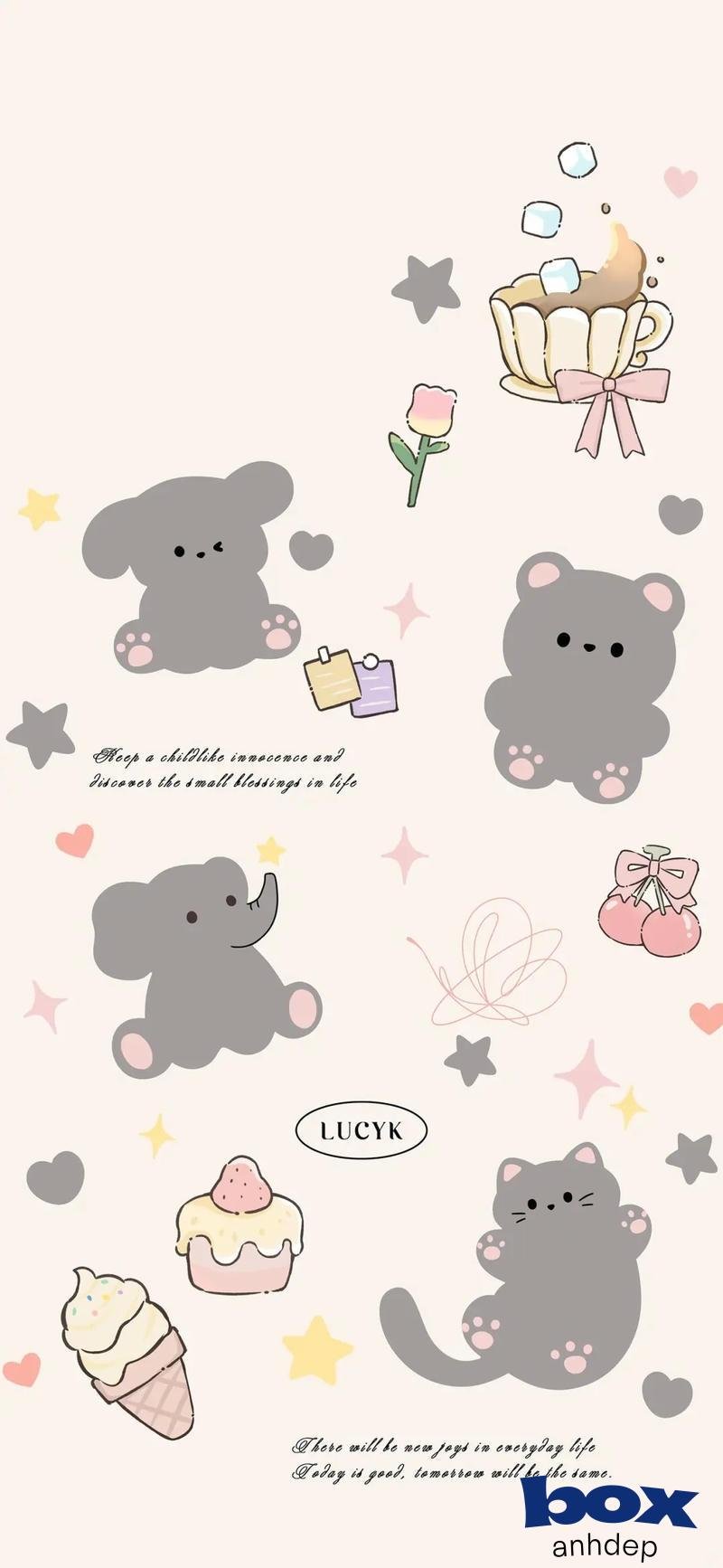 Xem hình nền dễ thương chất lượng cao