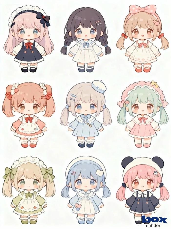 ảnh chibi rực lửa