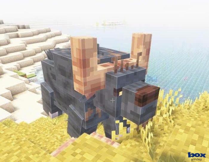 ảnh minecraft hầm hố phong cách