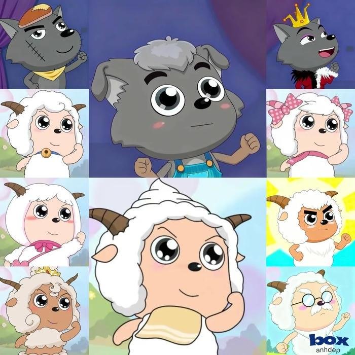 avatar nhóm anime dễ thương