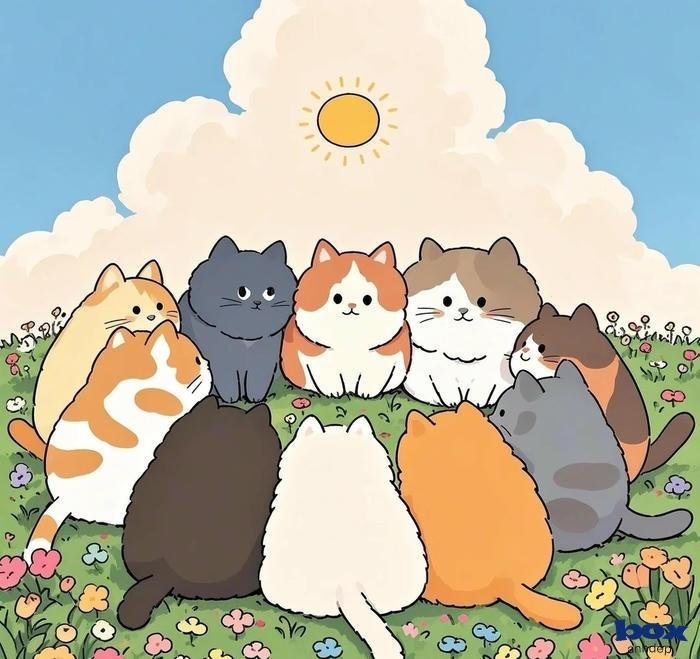 avatar nhóm phong cách lofi