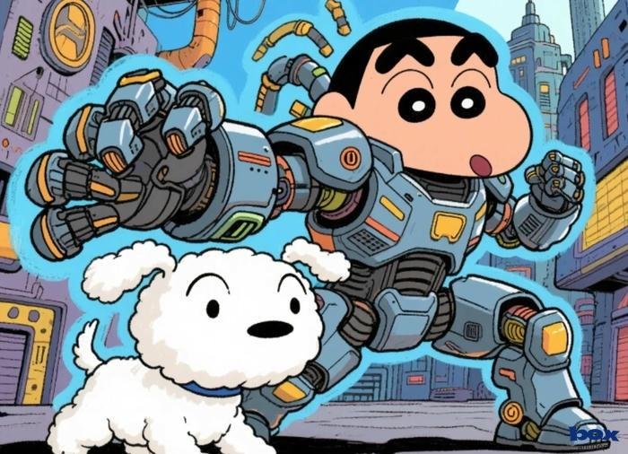 avatar shin và em gái himawari