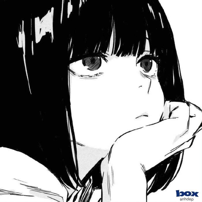 avatar trắng đen phong cách lofi