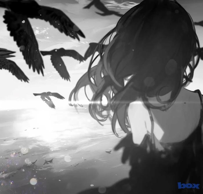 avatar trắng đen thu hút ánh nhìn