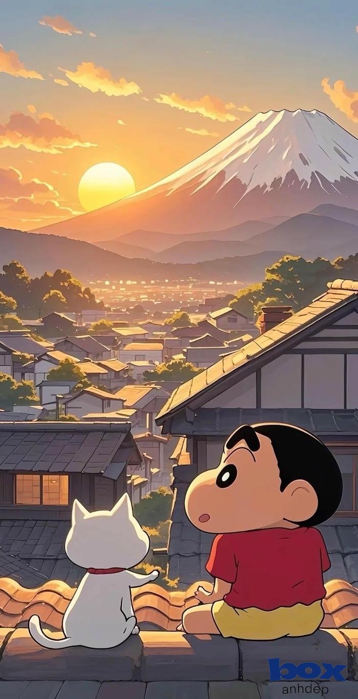 cổ điển ảnh shin cậu bé bút chì