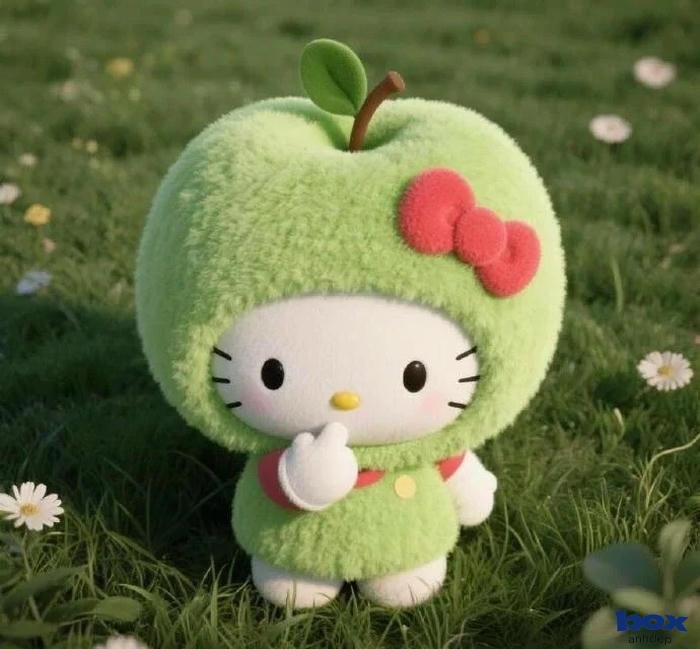 hình nền hello kitty vui vẻ