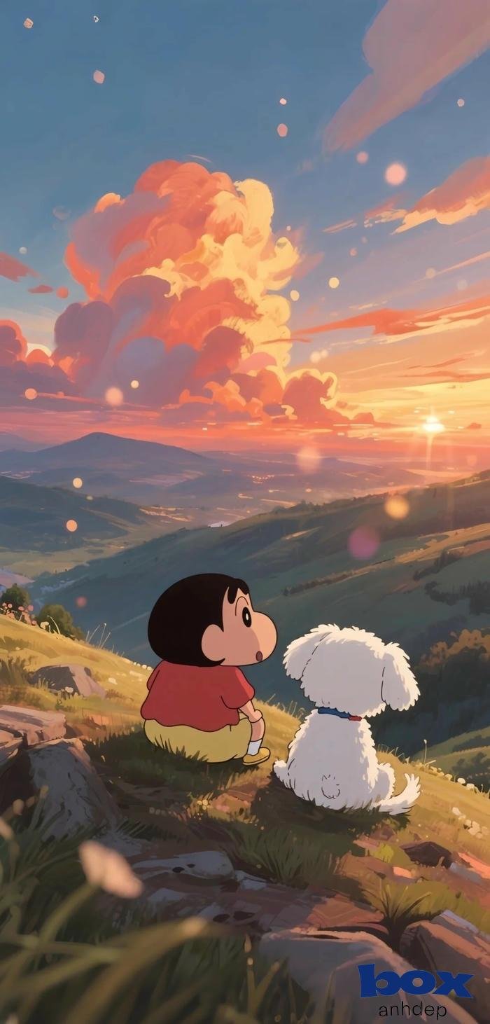 hình nền shin chan lôi cuốn 4k