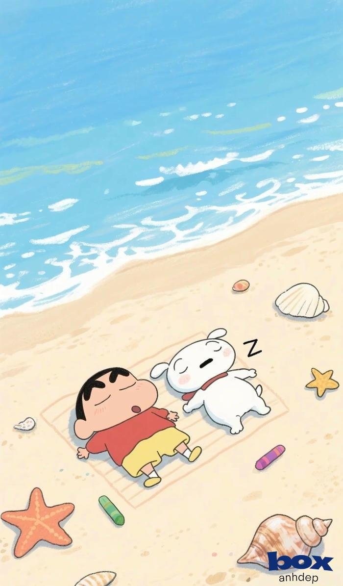 hình nền shin và chó bạch tuyết