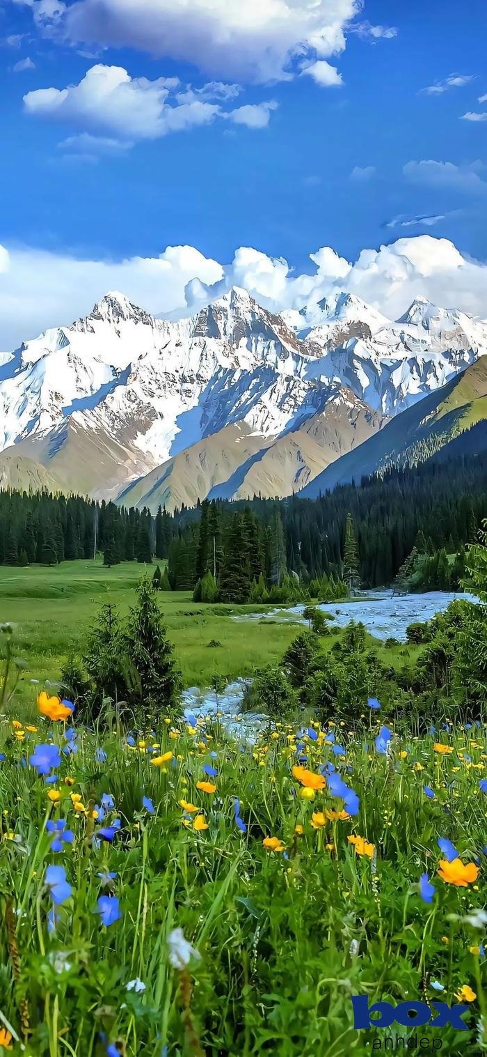 hình nền thiên nhiên thác nước chảy hd