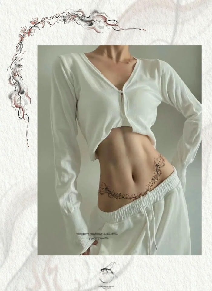 Top 50+ hình xăm che sẹo ở bụng cho nữ đẹp nhất năm