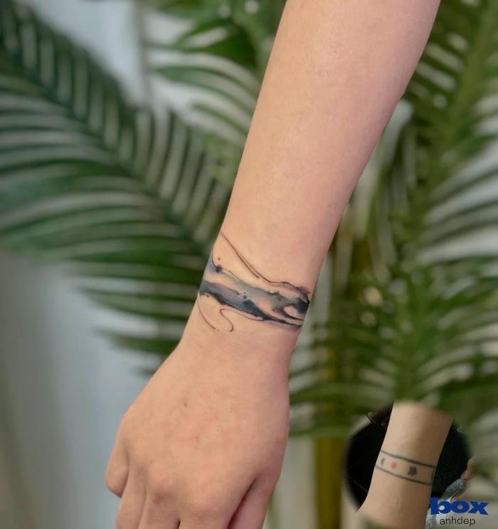 hình xăm cổ tay nam 8k