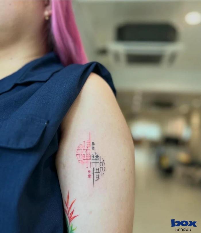hình xăm may mắn tài lộc cho nữ bát quái