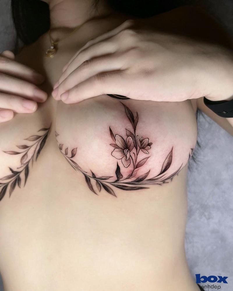 hình xăm ngưc cho nữ