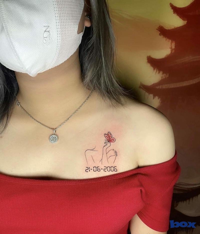 hình xăm ngưc nữ