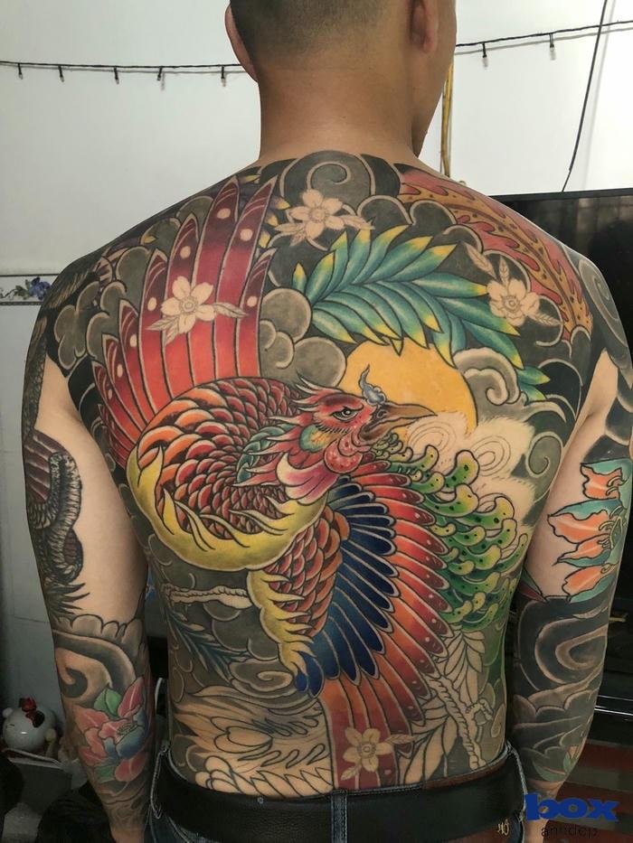 hình xăm phượng hoàng namm