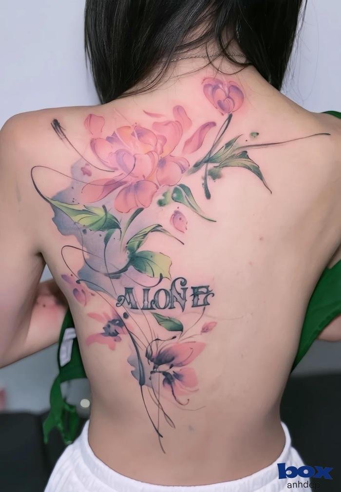 hình xăm thắt lưng cho nữ