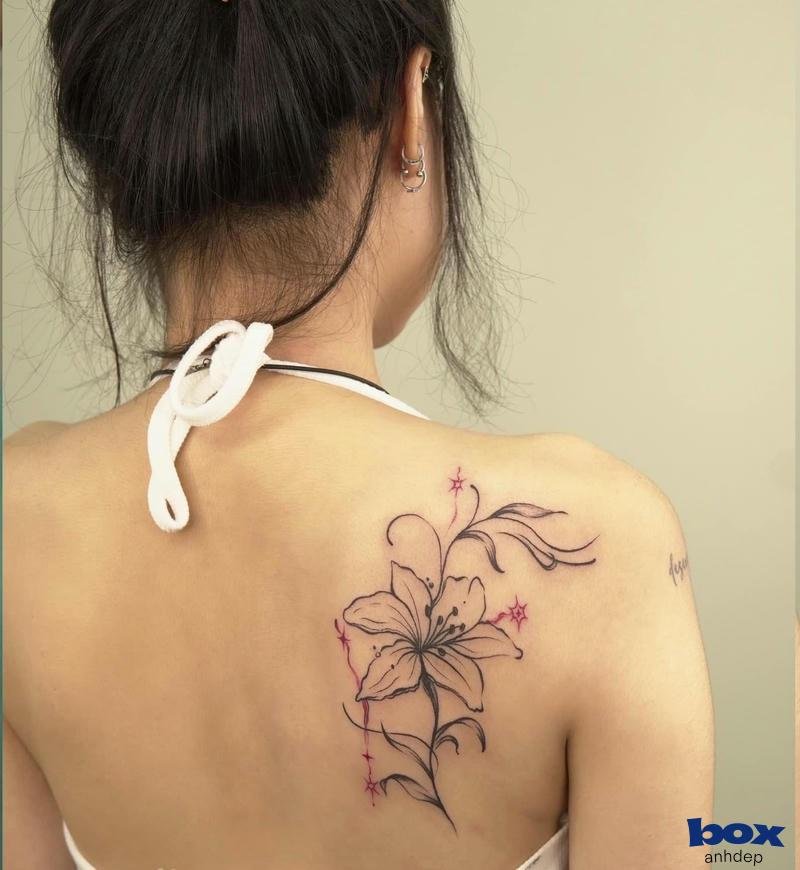 hình xăm vai nữ full hd
