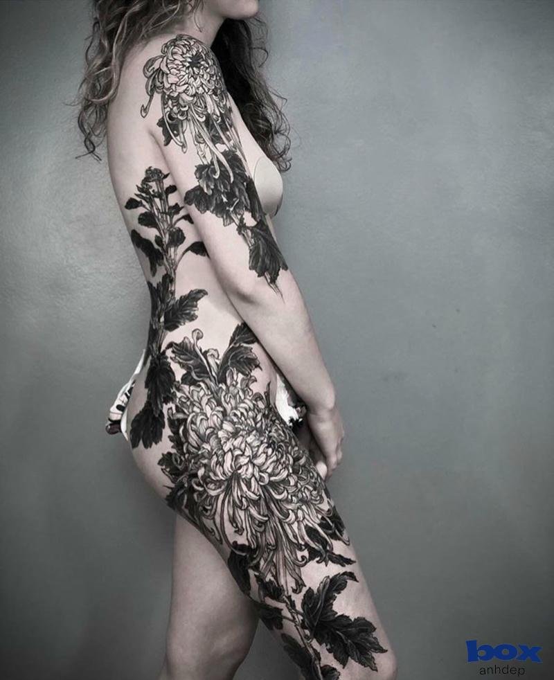 hình xăm vùng kín cưc chất