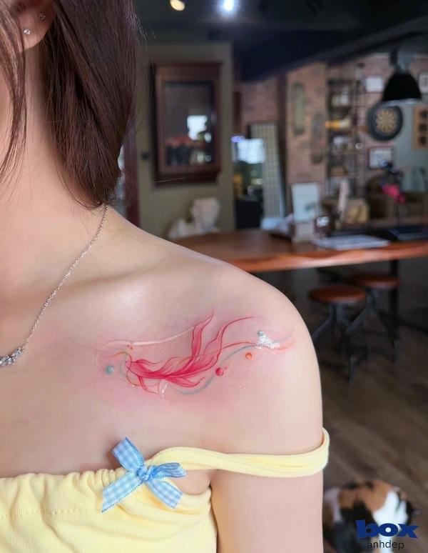 hình xăm ý nghĩa cho nữ cá chép