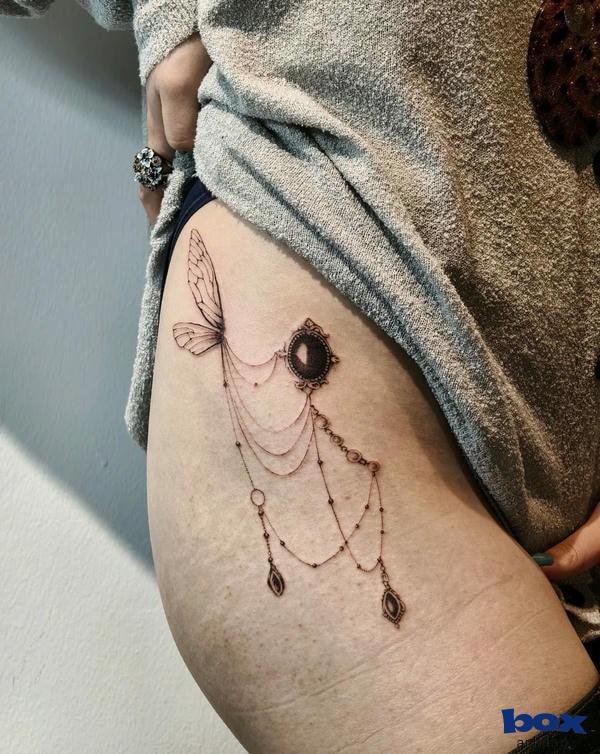 hình xăm ý nghĩa cho nữ v ùng kín