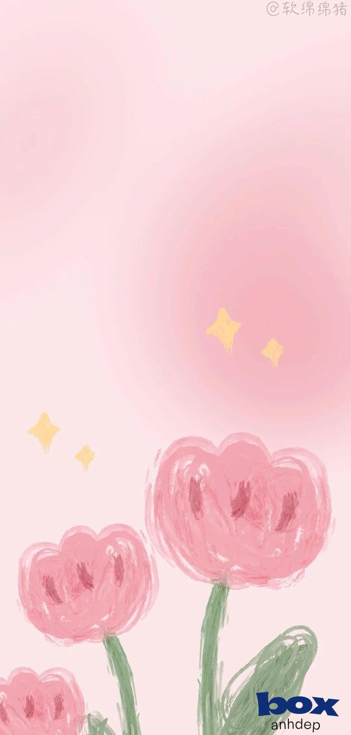 màu hồng lung linh hd