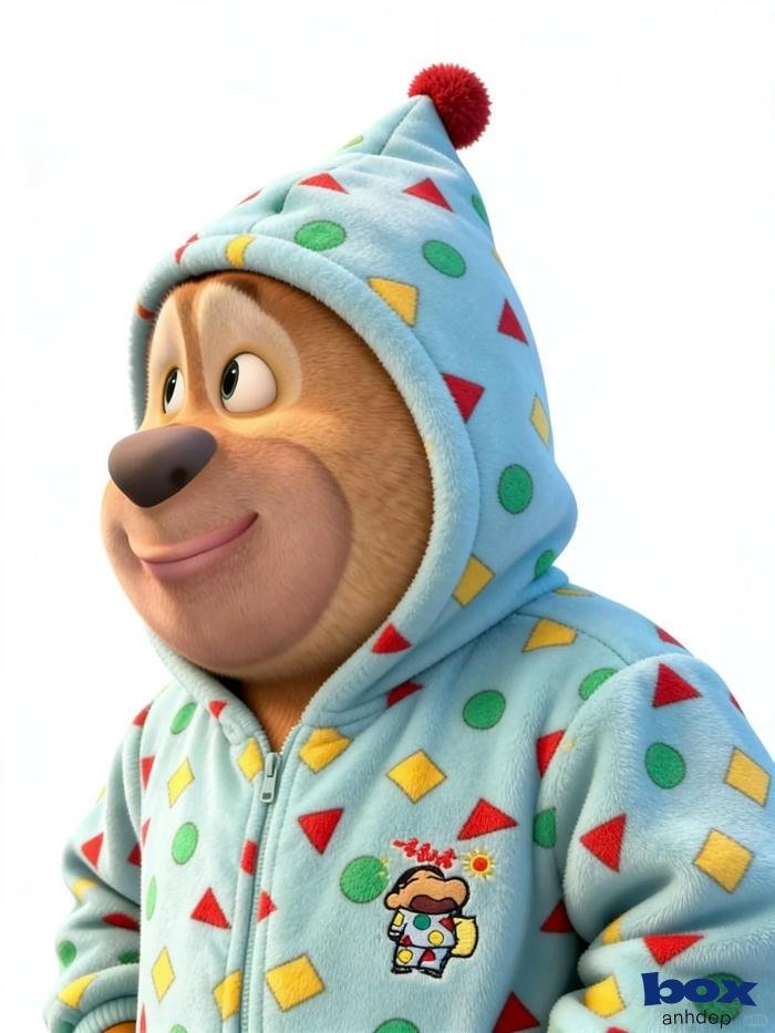 nhân vật hoạt hình mỉm cười tươi tắn