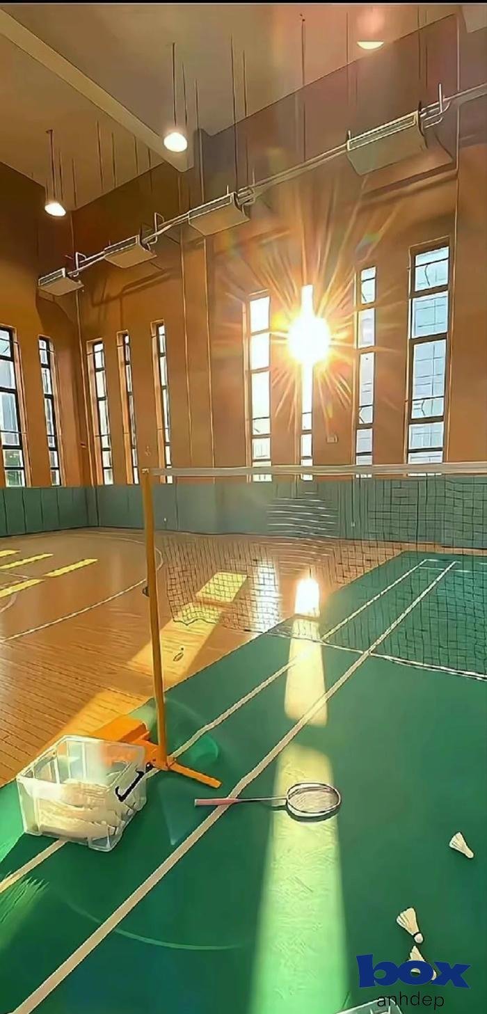 sân cầu lông hd đẹp