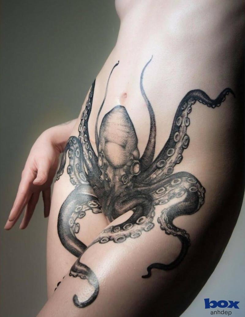 xăm vùng kín con gái