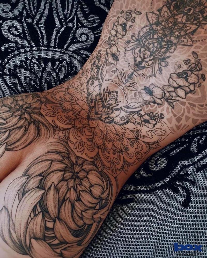 xăm vùng kín không che